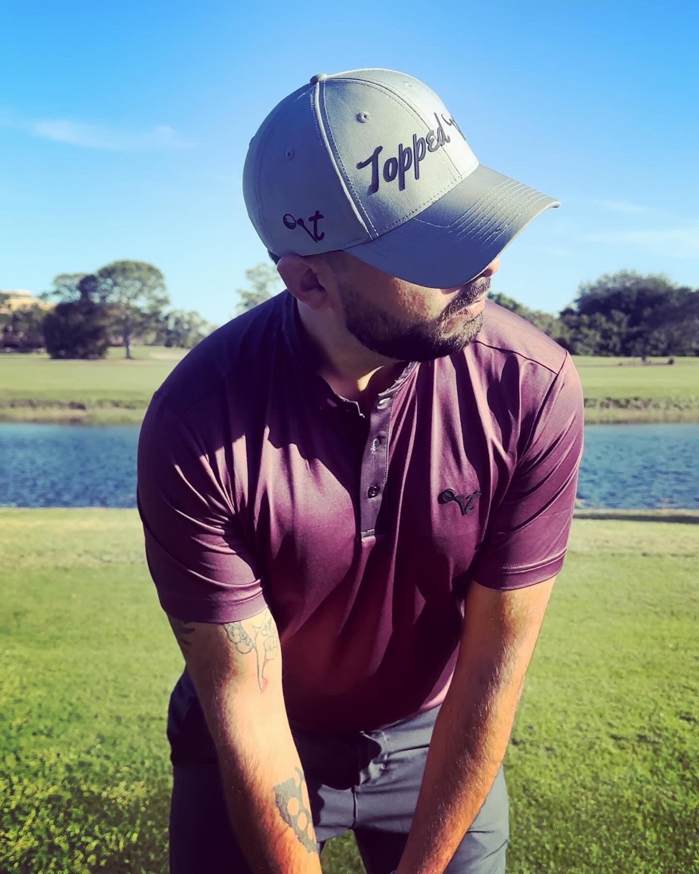 The Vector | Men's Collarless Golf Polo